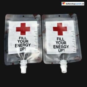 Sacchetti riutilizzabili per bevande energetiche al sangue di Halloween