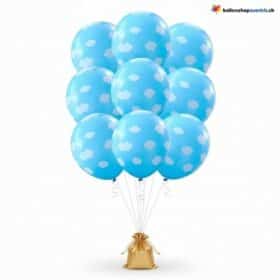 Wolken Ballon Blau Weiss Himmel 5er Set