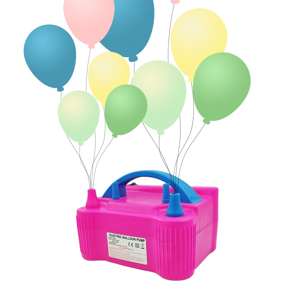 Elektrische Luftballonpumpe,Aufblasgerät Ballonpumpe für Party, Geburtstag,  Hochzeit und Festivaldekoration 
