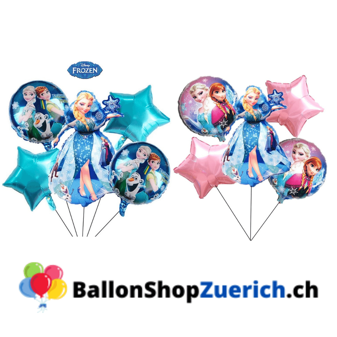 Helium Folienballon Eiskönigin Kinder Elsa Olaf Anna Geburtstag Geschenk