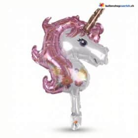Einhorn Folienballon Mini 3er Set Tischdeko