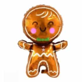 Lebkuchen Grittibenz Männchen Christmas Weihnachten Dekoration Folien Luftballon