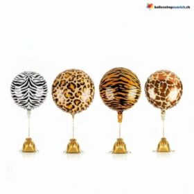 Safari Ballon Tierfell Muster Dschungel