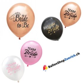 Team Bride to be Ballon Luftballon