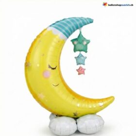 Mond Sterne Standballon Baby Shower & Hochzeit