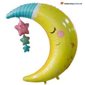 Folienballon Mond Sterne Geburtstagsgeschenk