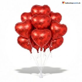 Herz Rosen Ballon Rot Liebe