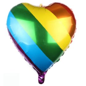Luftballon Regenbogen Herz Ballons Metallic Bunt Hochzeit Valentinstag Geständnis Abschlussball Geburtstag Dekoration