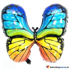 Grosser Schmetterling Luftballon Folie Color