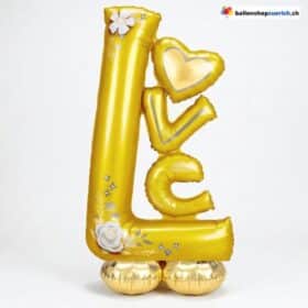 Love Standballon Gold