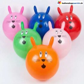 Hasen Luftballons Bunt Latex 25 cm (10 Stück)