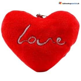 Herz Love ca. 7 cm Plüsch Befüllung in Ballon oder als Zusatz Ballon Anhänger Gewicht