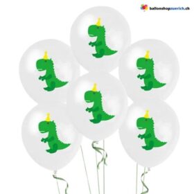 Set 5 Stück Dinosaurier Luftballons Dekoration Geburtstag Kinder Latex Ballons Party