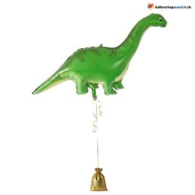 Folienballon Dinosaurier Langhals Grün XXL