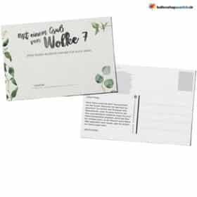 Hochzeitskarten Ballonkarten Wunschkarten