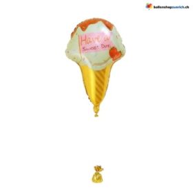 Glace & Erdbeere Folienballon