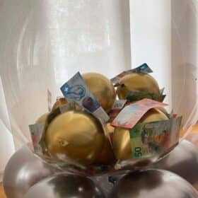 Füllung, präparieren Deines individuell zusammen gestellten Geschenkballons 50cm Durchmesser