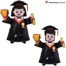 Abschluss Diplom Doktor Figur Folienballon