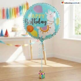 Happy Birthday Ballon Lama / Alpaka