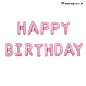 Happy Birthday Schriftzug Girlande Luftballons Buchstaben Candy Powder Dekoration Luftballons Folie Geburtstagsfeier