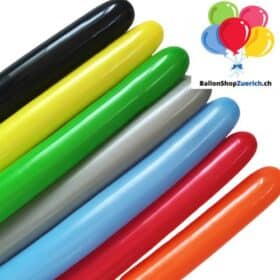 Magic Strip 360 Modellierballone Magic Modellier-Ballons formbare lange Ballons Schläuche Latex Schlauch Geburtstag Spielzeug Party Dekoration Luftballons