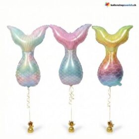 Meerjungfrau Flosse Ballon Folienballon