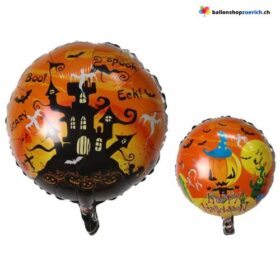 Halloween Geisterschloss Folienballon Party Kinder Ballon Doppelseite Ballon Luftballon