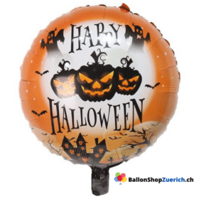 Happy Halloween Gespenst Schloss Kürbis Folienballon Party Kinder Ballon