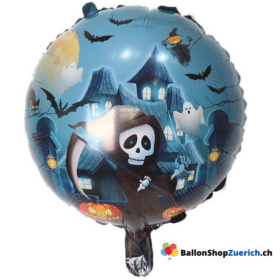 Happy Halloween Skelett Sichel Geister Folienballon Party Kinder Ballon