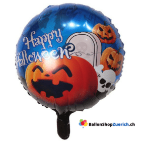 Halloween Totenkopf Knochen Kürbis Folienballon Party Kinder Ballon