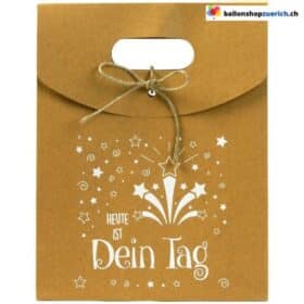 Подарочный пакет. Сегодня твой день. Декор и грузик для воздушного шара