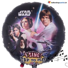 Grosser singender Folienballon Star Wars