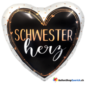 Sister Heart Foil Balloon Party Congratulations Birthday Balloon Decoration