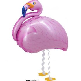 Flamingo Walking Spazieren Pet Folien Ballon Tier Hawai Kinder Party Geburtstag Dekoration Pink oder Rot