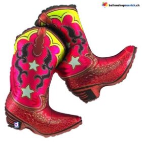 Grosser Dancing Boots Stiefel Schuhe Rock'n Roll 80er Helium Ballon Musik Luftballon Heliumballon