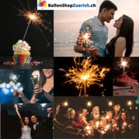 Kleine Wunderkerzen 10 Stück Dekoration für Party Kuchen