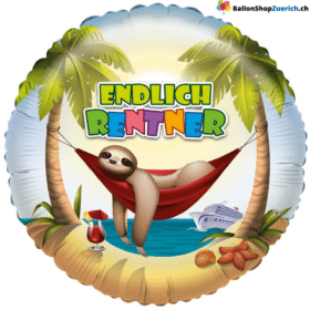 Finalmente in pensione "Sloth" festa di addio alla pensione palloncino di alluminio festa palloncino palloncino di elio