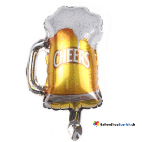 Cerveza - Beer Cheers Mini 10 pulgadas (aprox. 25 cm) para decoración, decoración de mesa, relleno para globos bobo