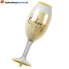 Copa de champán Cheers Mini de 10 pulgadas (aprox. 25 cm) para decoración, decoración de mesa, relleno para globo bobo