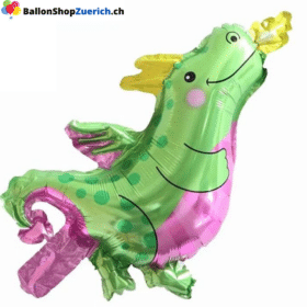 Miniatura de dinossauro verde fogo de 25 cm (aproximadamente) para decoração, decoração de mesa e enchimento de balões Bobo