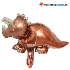 Dinosaurier Braun Mini 10 Zoll (ca. 25 cm) für Dekoration, Tischdekoration Füllung für Bobo-Ballon