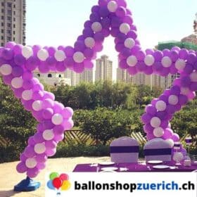 Grosser Stern Ballon Ständer für Weihnachten Silvester Hochzeit Hintergrund Rahmen Geburtstagsfeier Baby Shower Dekoration