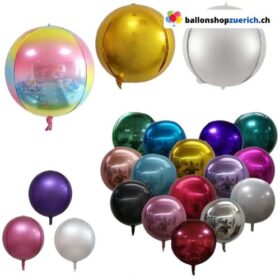 Grosse runde Folienballons Luftballons Heliumballons Baby Shower Geburtstagsparty Dekoration Silvester Neujahr Weihnachten Hochzeit Rot | Schwarz | Gold | Silber | Rosegold | Metallic Rosegold | Metallic Gold | Metallic Silber | Hellblau | Blau | Dunkelgrün | Burgund | Rainbow | Rosa | Lila | Pink