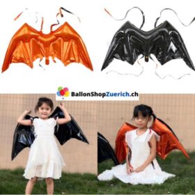 Flügel Folienballon Fledermaus Halloween Geburtstag Dekorationen LuftBallon hängenden Flügel Ballon Party Theater