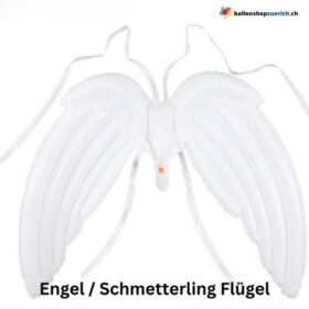 Flügel Weiss Folienballon Fee Engel Schmetterling Geburtstag Dekorationen LuftBallon hängenden Engel Flügel Ballon Party Hochzeit Baby Dusche Theater Pride