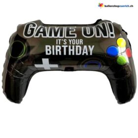 Game on its you Birthday! Happy Birthday Geburtstagsgeschenk Ballon Dekoration Luftballon