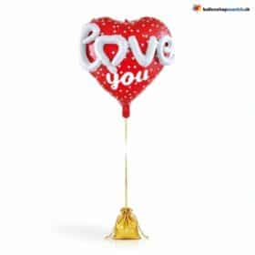 Geburtstag, Love 3D Effekt Ballon