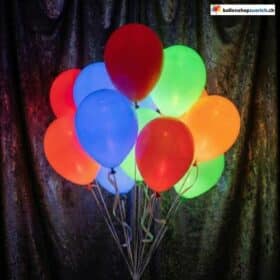 Ballons LED clignotants, décoration de fête colorée 
