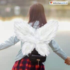 Ali d'angelo con piume bianche per bambine, piccole ali d'angelo da fata, costume da principessa per bambini, festa di compleanno a forma di farfalla, matrimonio