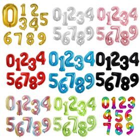 Los globos con números no vuelan